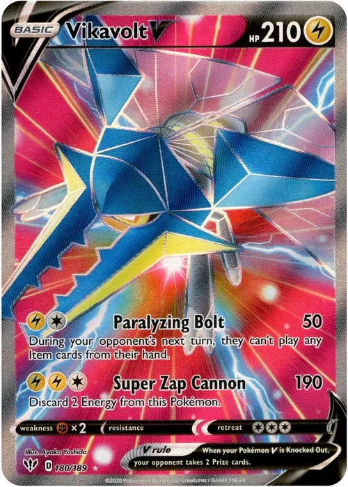 Producto - Vikavolt V Full Art - 180/189 - Darkness Ablaze