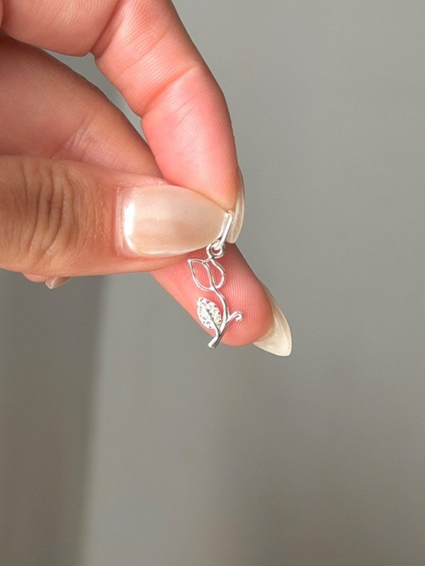Producto - Dije tulipan cubic - 2