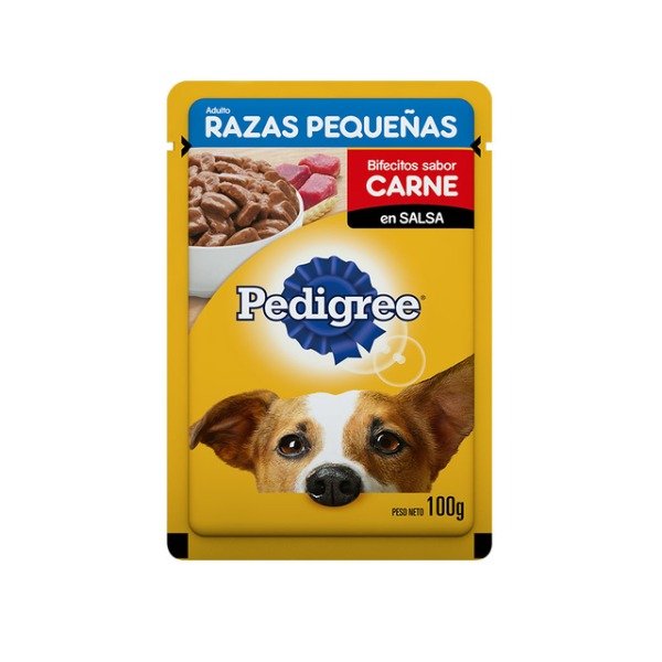 Producto - PEDRIGREE POUCH RAZAS PEQUEÑAS CARNE X UNID