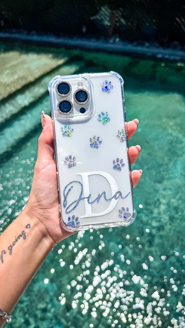 Producto - Case huellitas personalizada