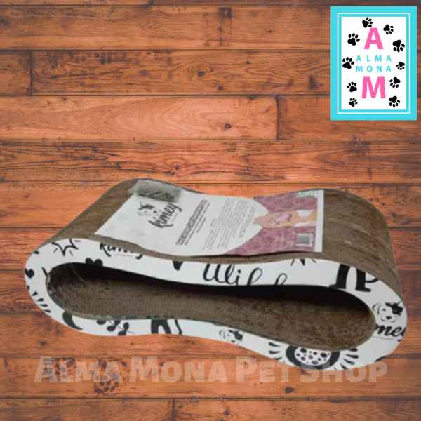 Producto - KIMEY RASCADOR DE CARTÓN CON CATNIP PARA GATO INFINITO N8