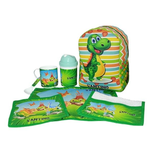 Producto - Set De Jardín Dinosaurios 1 Personalizado con Nombre