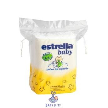 Producto - ESTRELLA PAÑOS ALGODÓN MAXI BABY 50Uni.