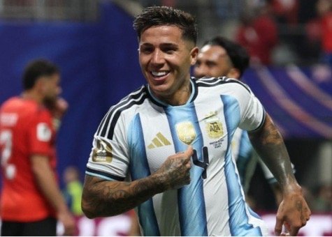 Camiseta climacool+ titular Argentina vs Egipto (E. Fernandez 24) — imagen 4
