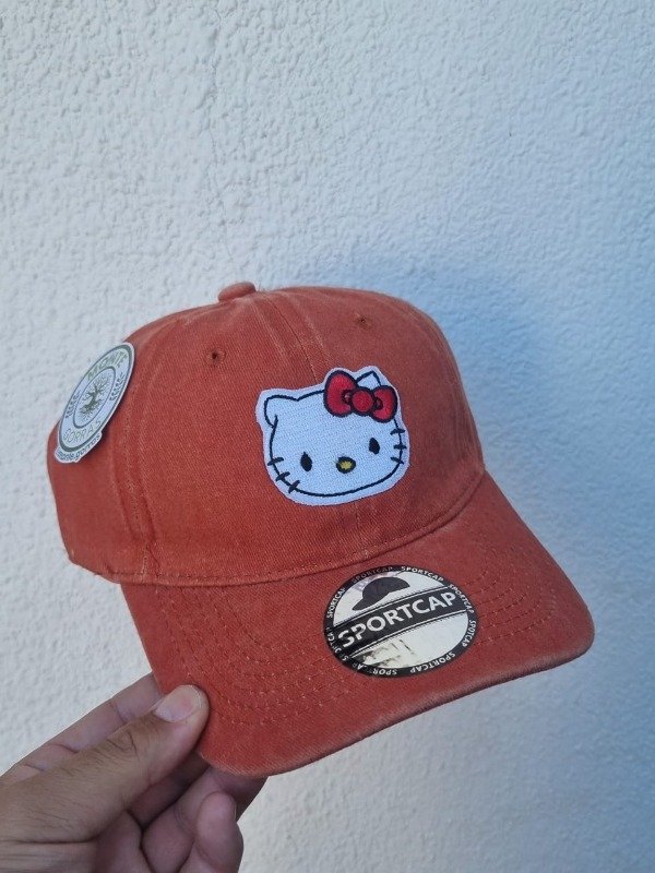 Producto - Gorra KITTY VINTAGE NARANJA NIÑOS