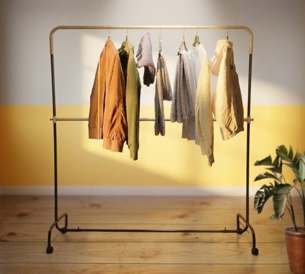 Producto - perchero 1,50 mts  doble con barral x 1,90 mts de alto con prolongador