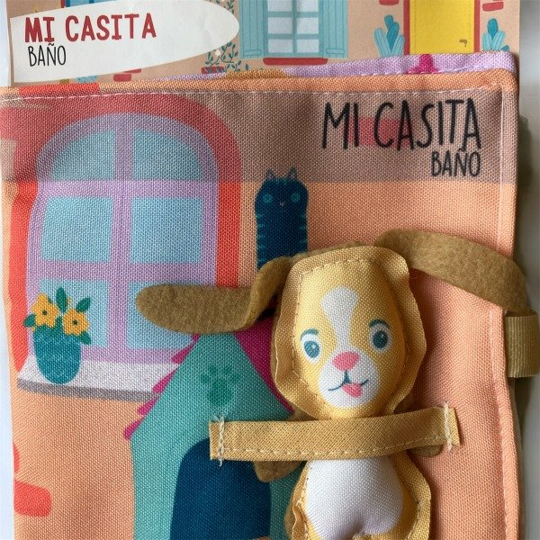 Producto - Libro de tela Mi Casita: baño