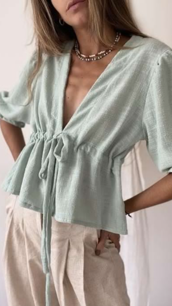 Producto - BLUSA ELOISA Verde Menta