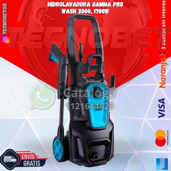 Producto - HIDROLAVADORA GAMMA PRO WASH 2000, 1700W