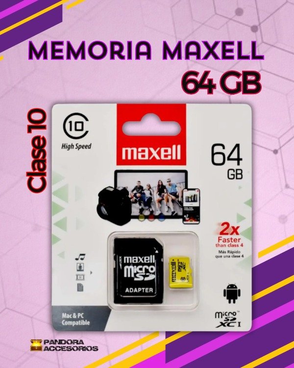 Producto - Memoria Kingston Micro SD 64GB Clase 10 - 0