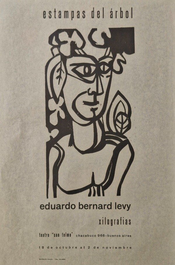 Producto - Levy, Eduardo Bernard - Estampas del árbol (Afiche + invitación) - 0