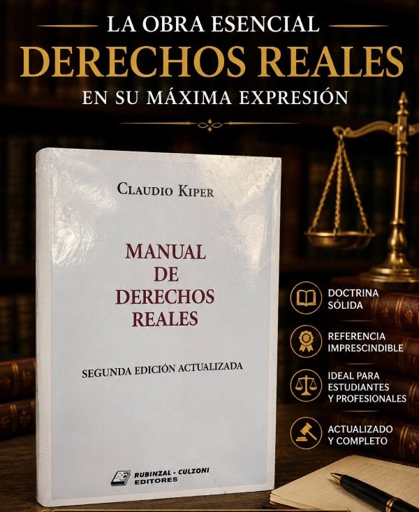 Producto - Manual de derechos reales. Kiper