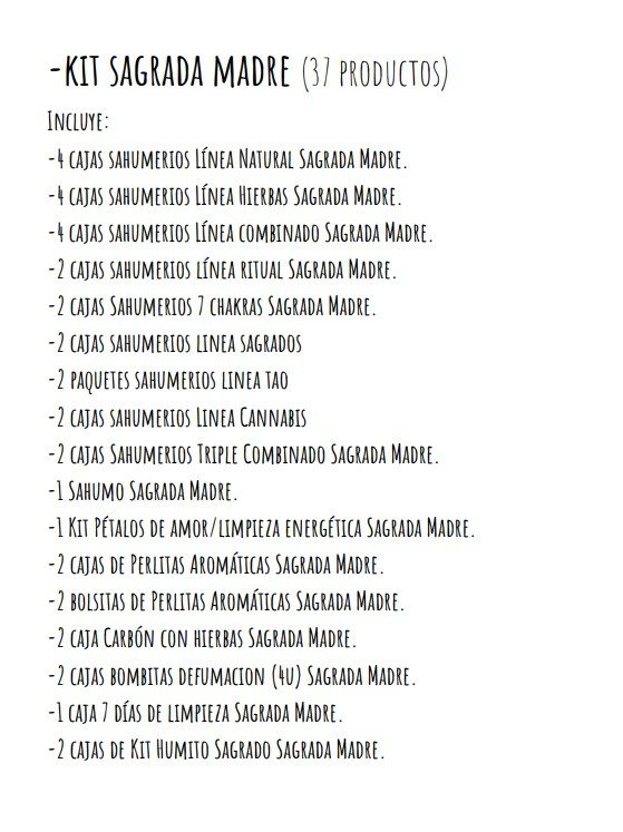 Producto - Kit Sagrada Madre 5