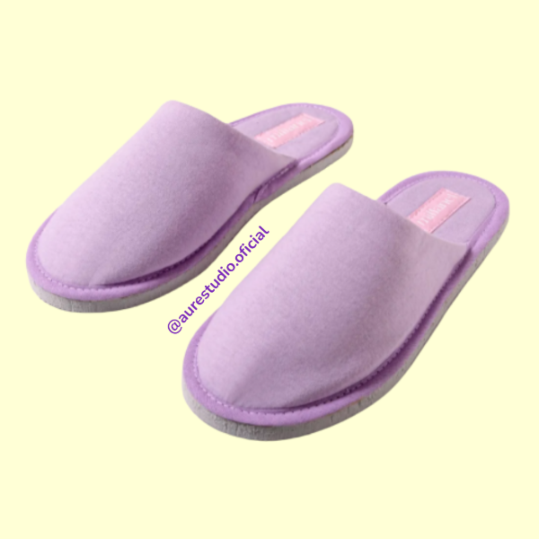Producto - PANTUFLAS LILA