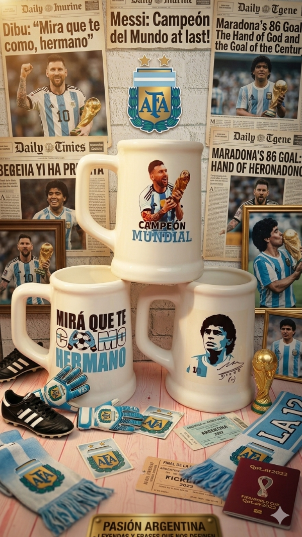 Producto - CHOP MESSI ,EL DIBU Y MARADONA x12