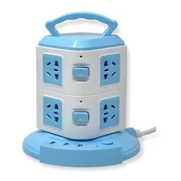 Producto - ZAPATILLA CON 3 ENTRADAS USB  Y 8 ENTRADAS 220V