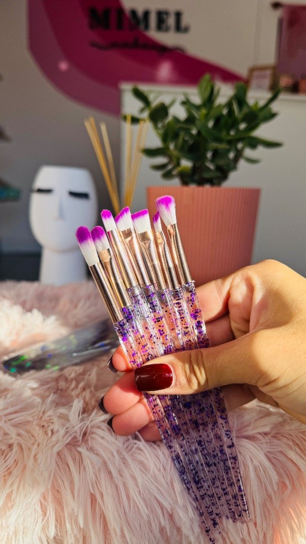 Producto - Set x7 Brochas Glitter Naez