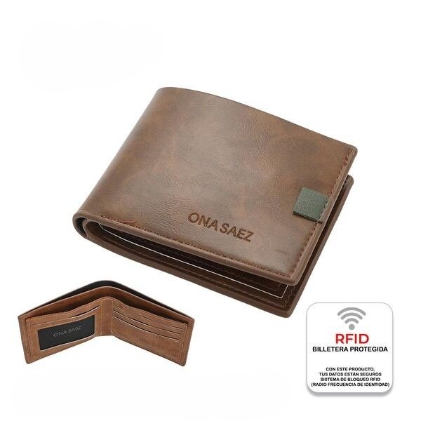 Producto - Billetera ona Saez Hombre 513 Coffe