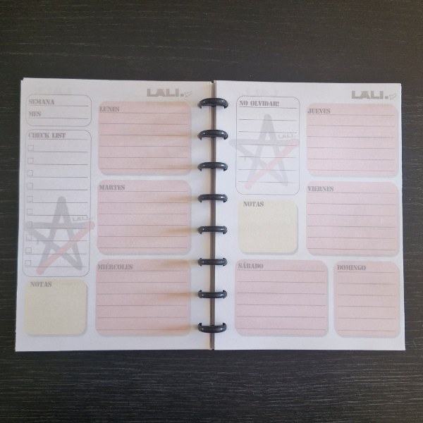 Producto - Planner Agenda Perpetua Lali Personalizada - 5