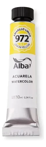 Producto - Acuarela profesional ALBA 10ml Amarillo Limón
