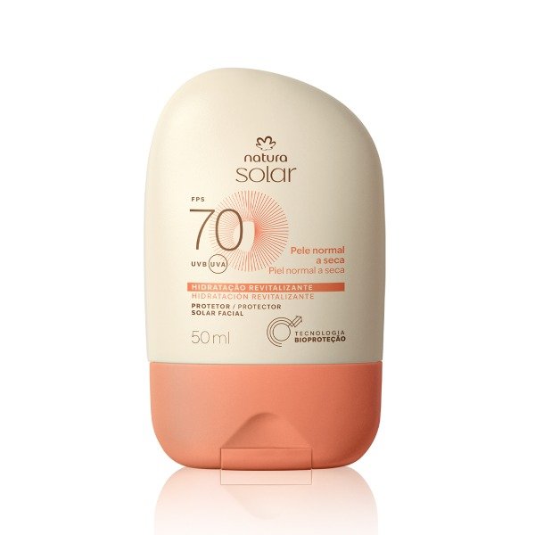 Producto - Protector solar facial piel normal a seca 50ml FPS 70 - Natura Solar