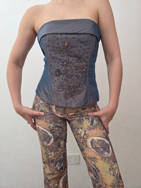 Producto - Top Tornasol Bordado