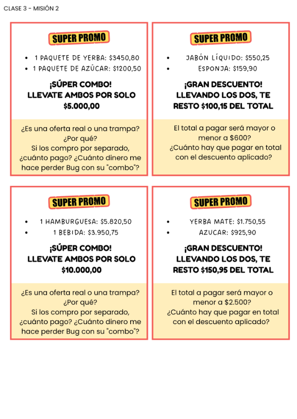 Producto - Operaciones con Fracciones y Decimales 6to - Matetic - 4