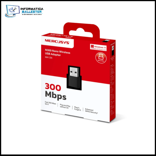 Producto - Usb wireless mercusys ma12n usb 300mbps