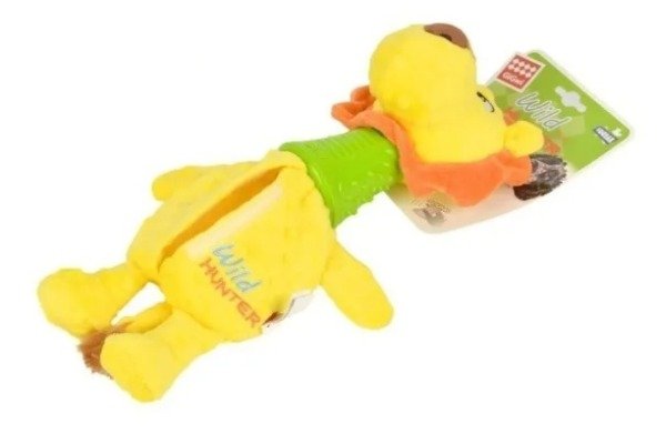 Producto - PELUCHE GIGWI LEON PLUSH DOG TOY WITH TPR NECK 35 CM