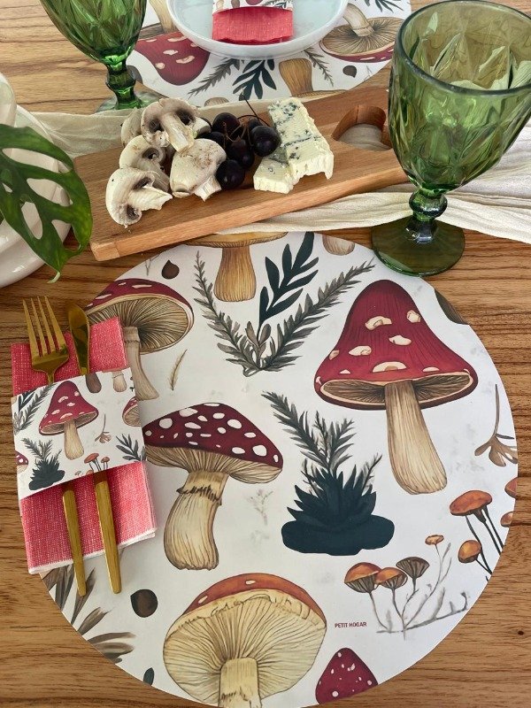 Producto - Set Platos De Sitio Papel + Porta Servilletas X 100 Unid. Desc