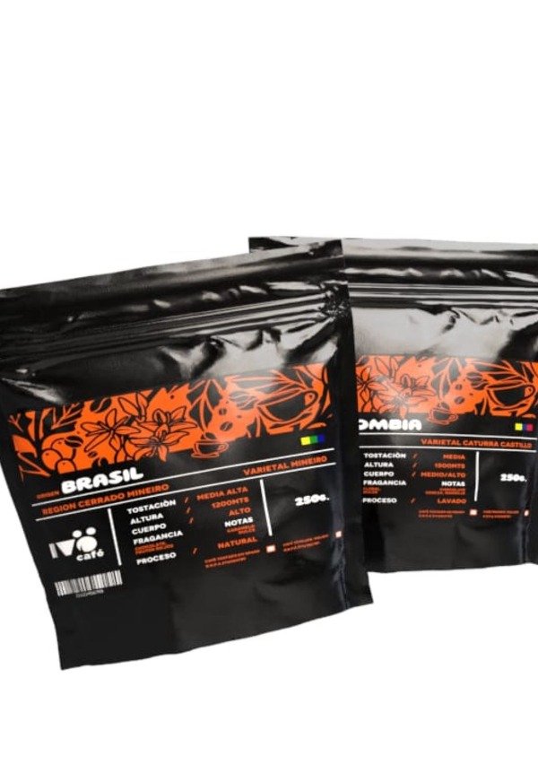 Producto - COMBO Brasil 1/4 + Colombia 1/4 (en granos o Molido) - Envío en CABA sin costo.