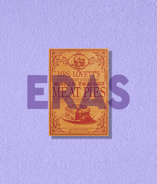Producto - STICKERS UV- SWEENEY TODD- MEAT PIES