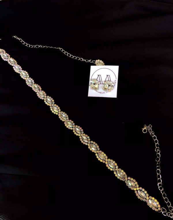 Producto - Cinto stras y plata