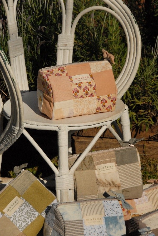 Producto - Portacosméticos Patchwork Quebracho - LEER DESCRIPCIÓN