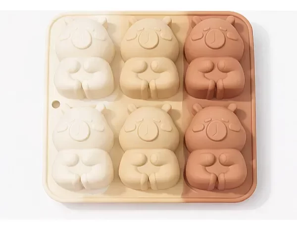 Producto - Molde Capibaras x6 (ST)