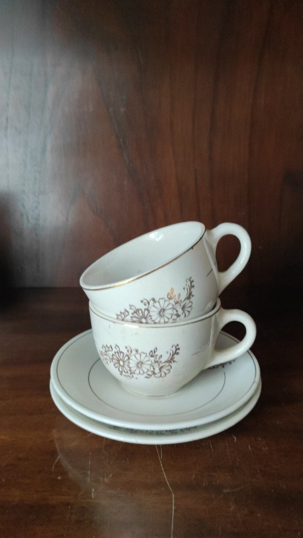 Producto - Duos de té loza nacional d