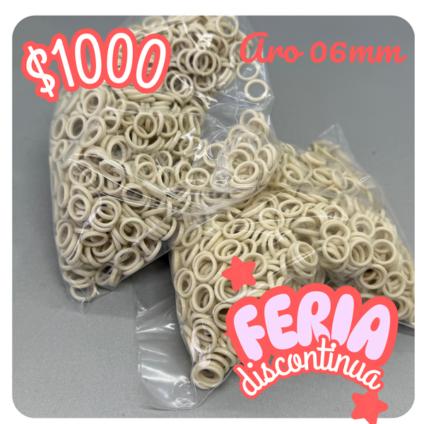 Producto - Aro 06 mm Hueso - +800 unidades