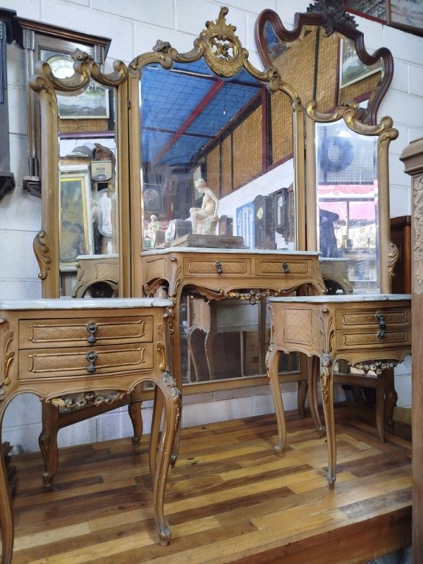 Producto - Tocador y mesas luz Louis XV