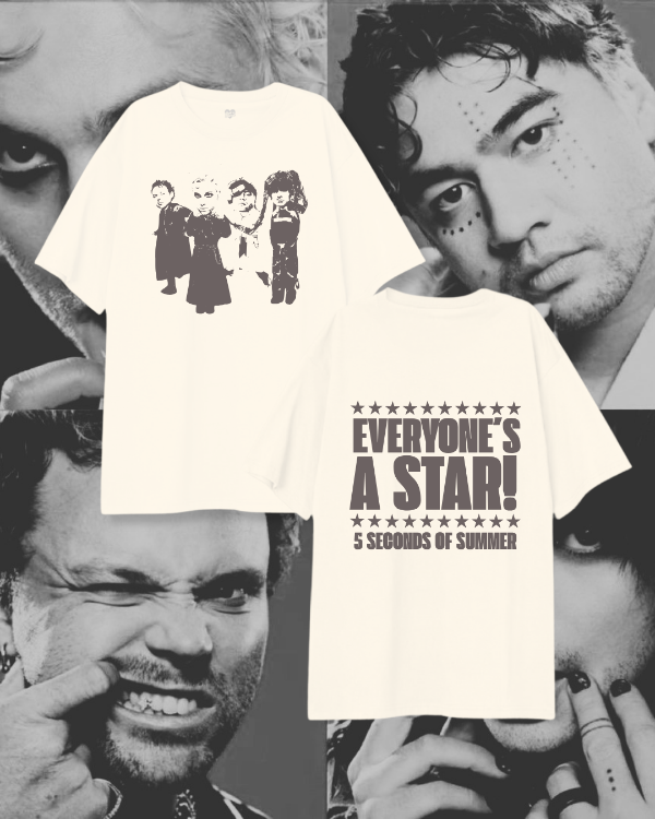 5sos star gris oversize