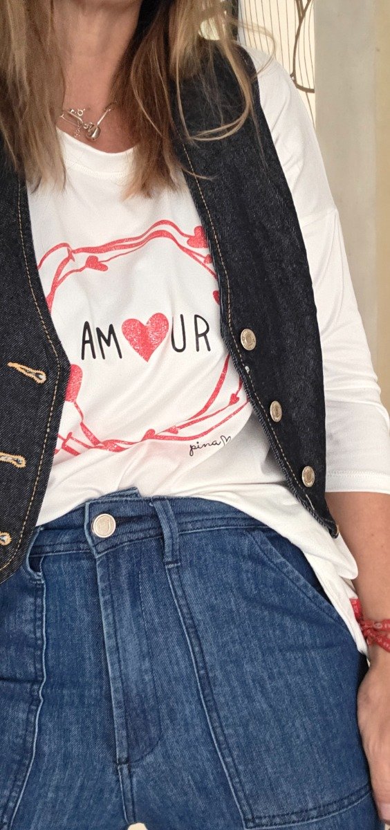 Producto - Remeron amor glitter manga 3/4