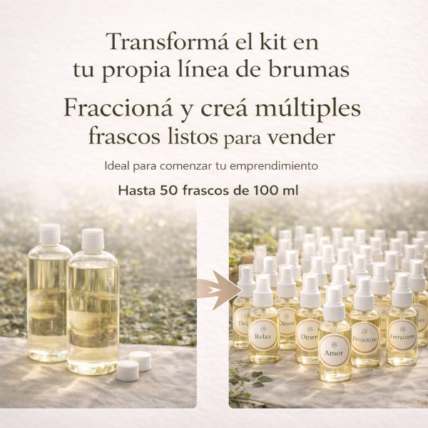Producto - Combo x5 Brumas Vibracionales 1 Litro - 3