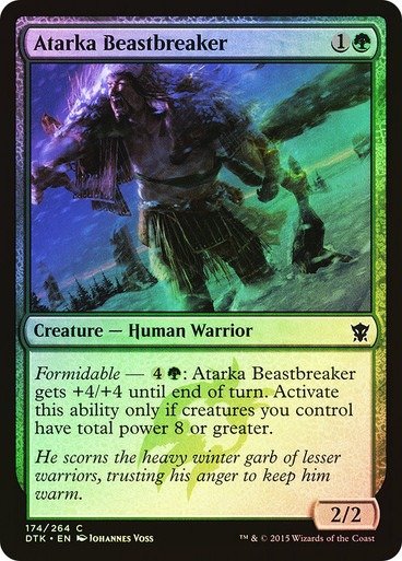 Producto - Atarka Beastbreaker Foil  Dragons of Tarkir