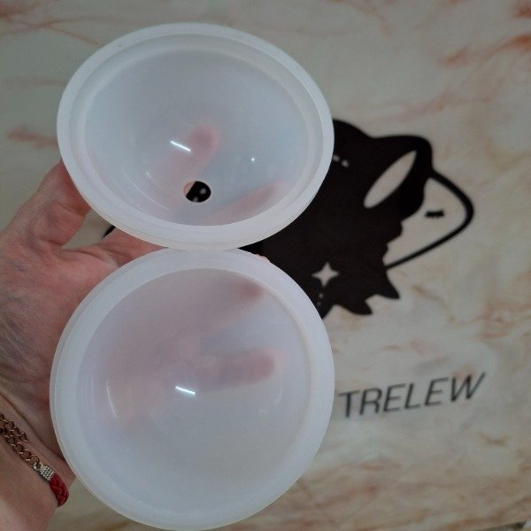 Producto - Esfera 9 cm en mitades encastrable molde de silicona