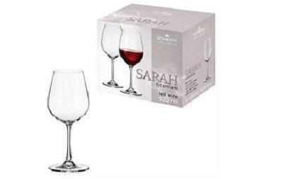 Producto - Copas Sarah Cristal Bohemia, 520ml X6