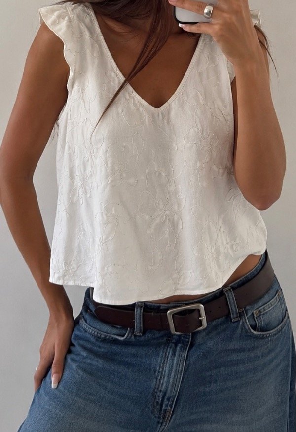 Blusa de lino Guada