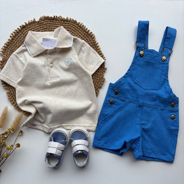 Producto - Jardinero Azul unisex talles hasta 4 años - 1