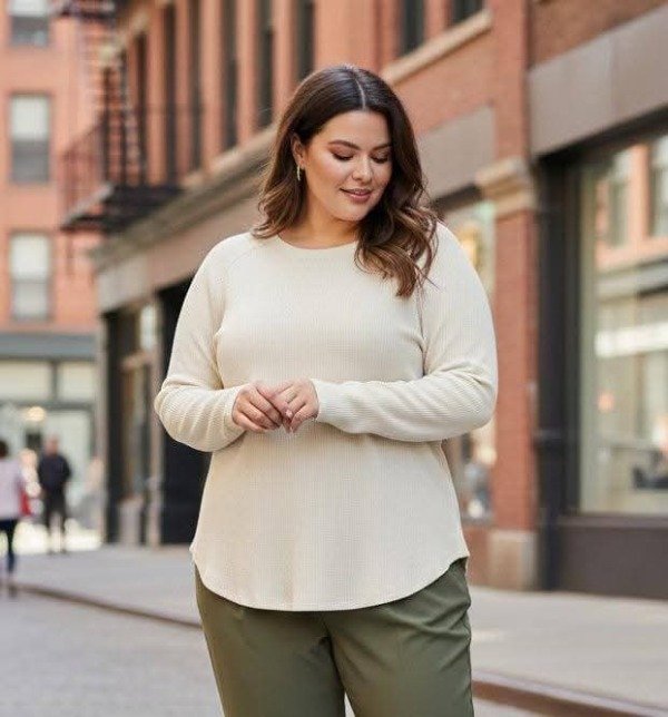 Producto - LINEA ANA Sweater de tejido evase