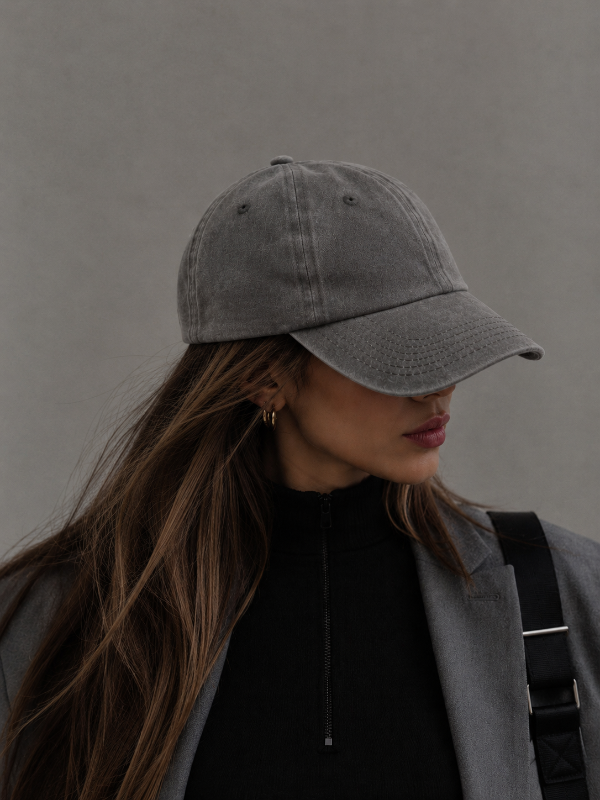 Producto - GORRA VINTAGE - GRIS TOPO