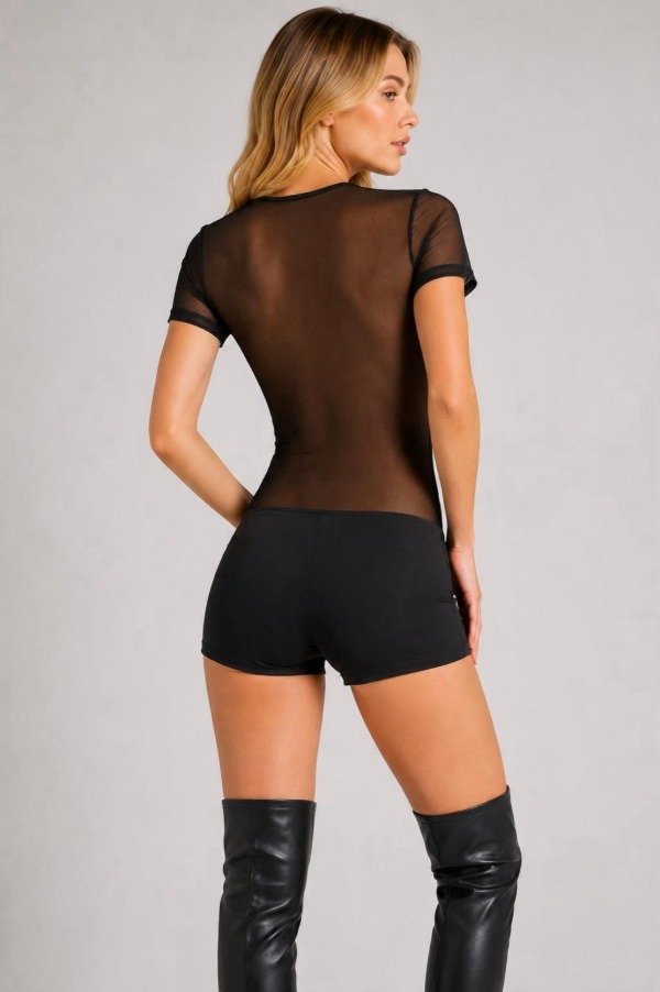 Producto - (#4173) BODY TULL RECORTE CON TOP - 2
