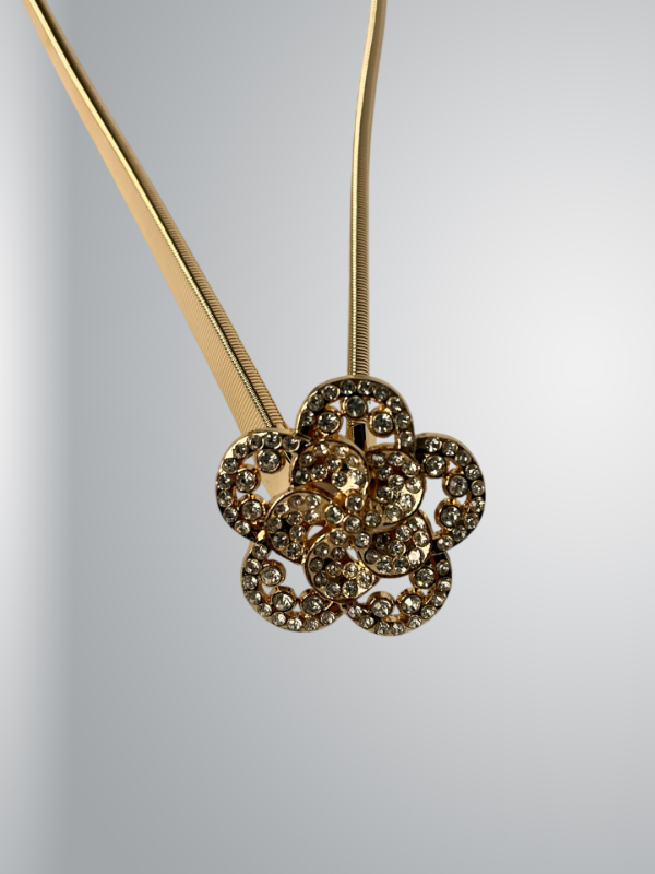Producto - caderin elastizado flor con detalles - 1
